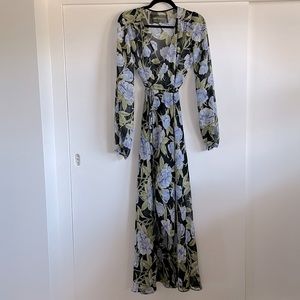 Reformation Wrap Maxi Dress
